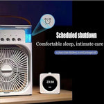 cooling fan with ice